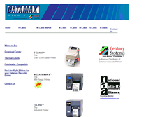 Tablet Screenshot of datamax-printers.com